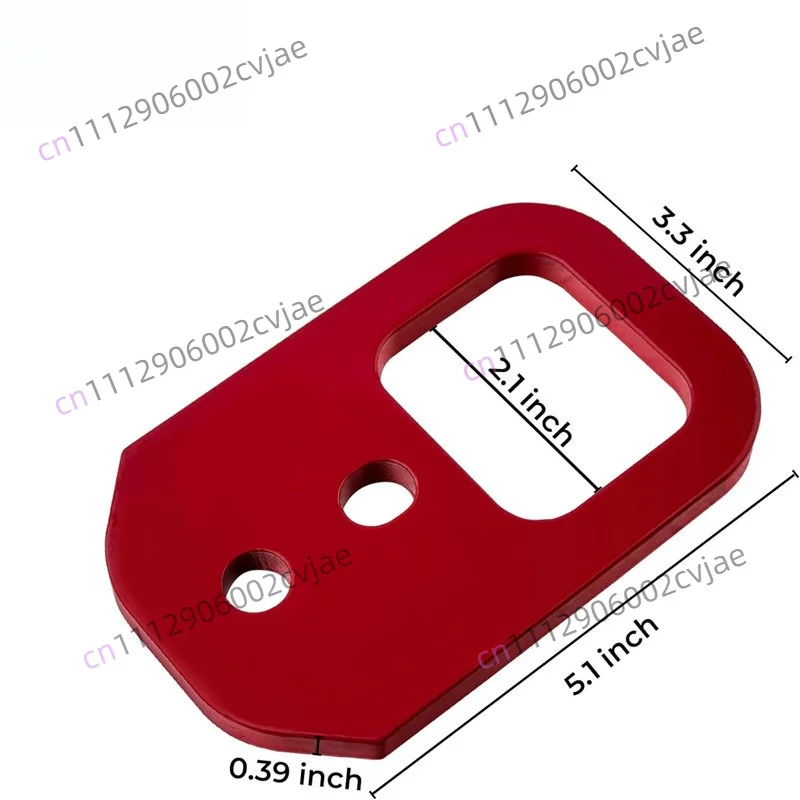 For Toyota Tacoma Trailer Hook Red, Iron Tacoma Runner Universal 2024 +