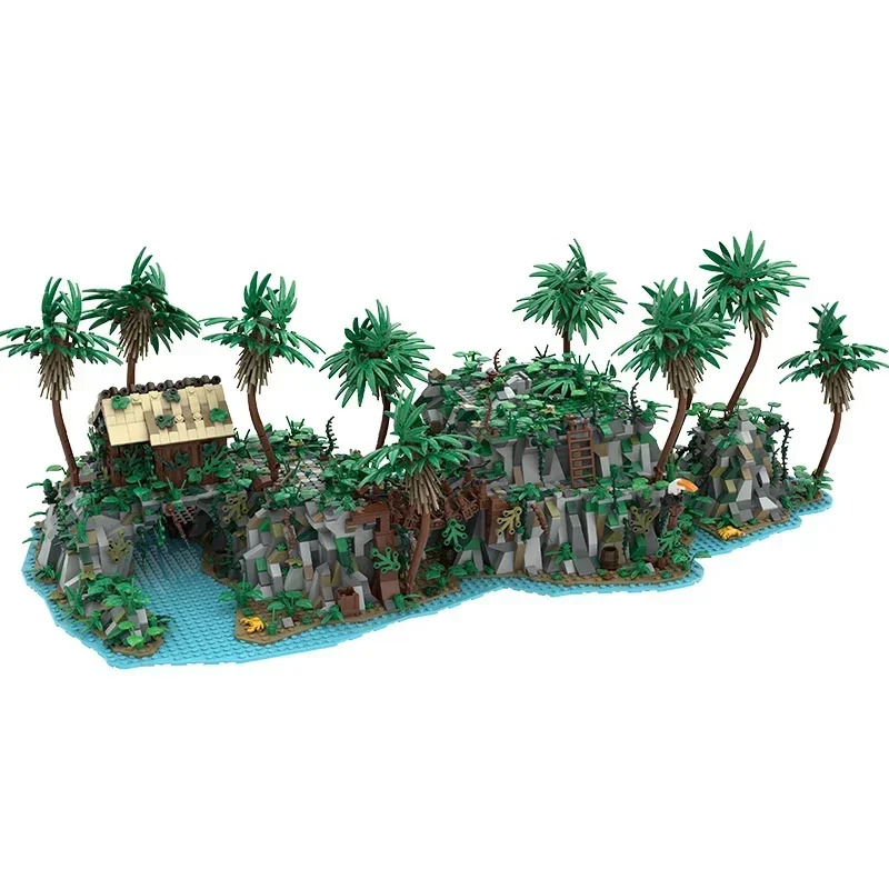 Berühmte Film Modell Moc Gebäude Ziegel Reichtum Pirate Island Technologie Modulare Blöcke Geschenke Weihnachten Spielzeug DIY Sets Montage