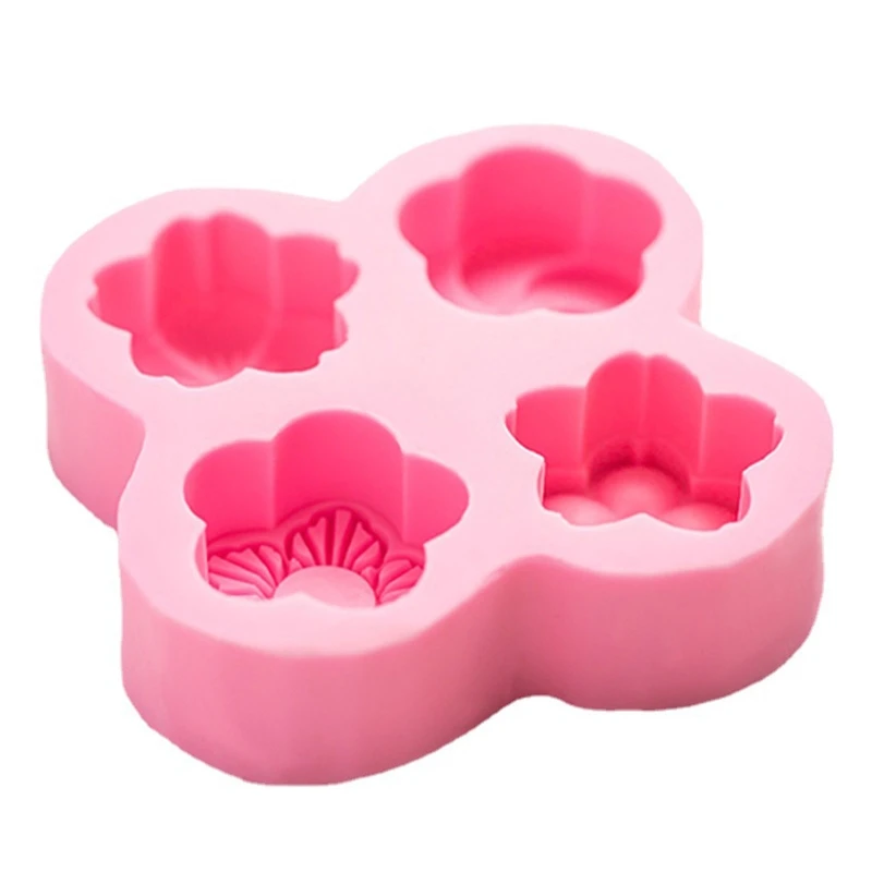 Silicone Soap Molds Exquisite Flower Best Gift Ideas for Handemade Lover