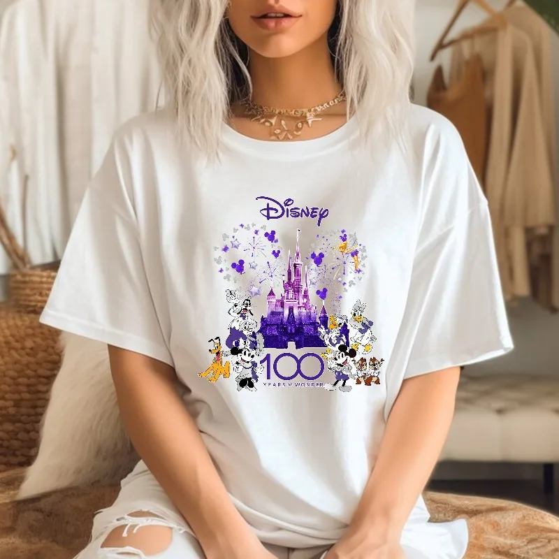 قميص ديزني لاند، قميص ديزني 100 عام من Wonder Shirt، قميص Family Vacay، تي شيرت ديزني، قميص عالم ديزني، قميص ميكي