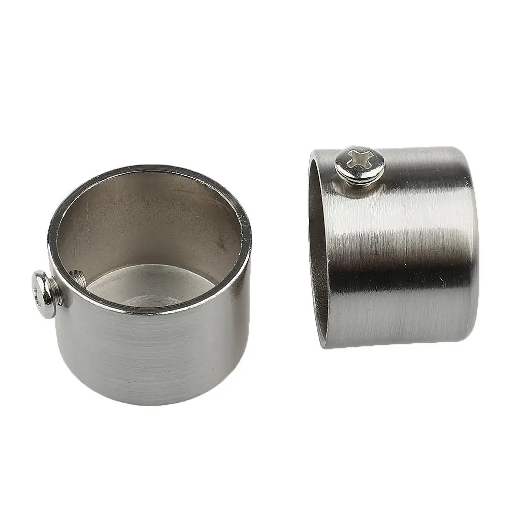 32mm Metal Recess Bracket Curtain Rail Support Wall Mounted Rod Holder for Curtains and Drapes