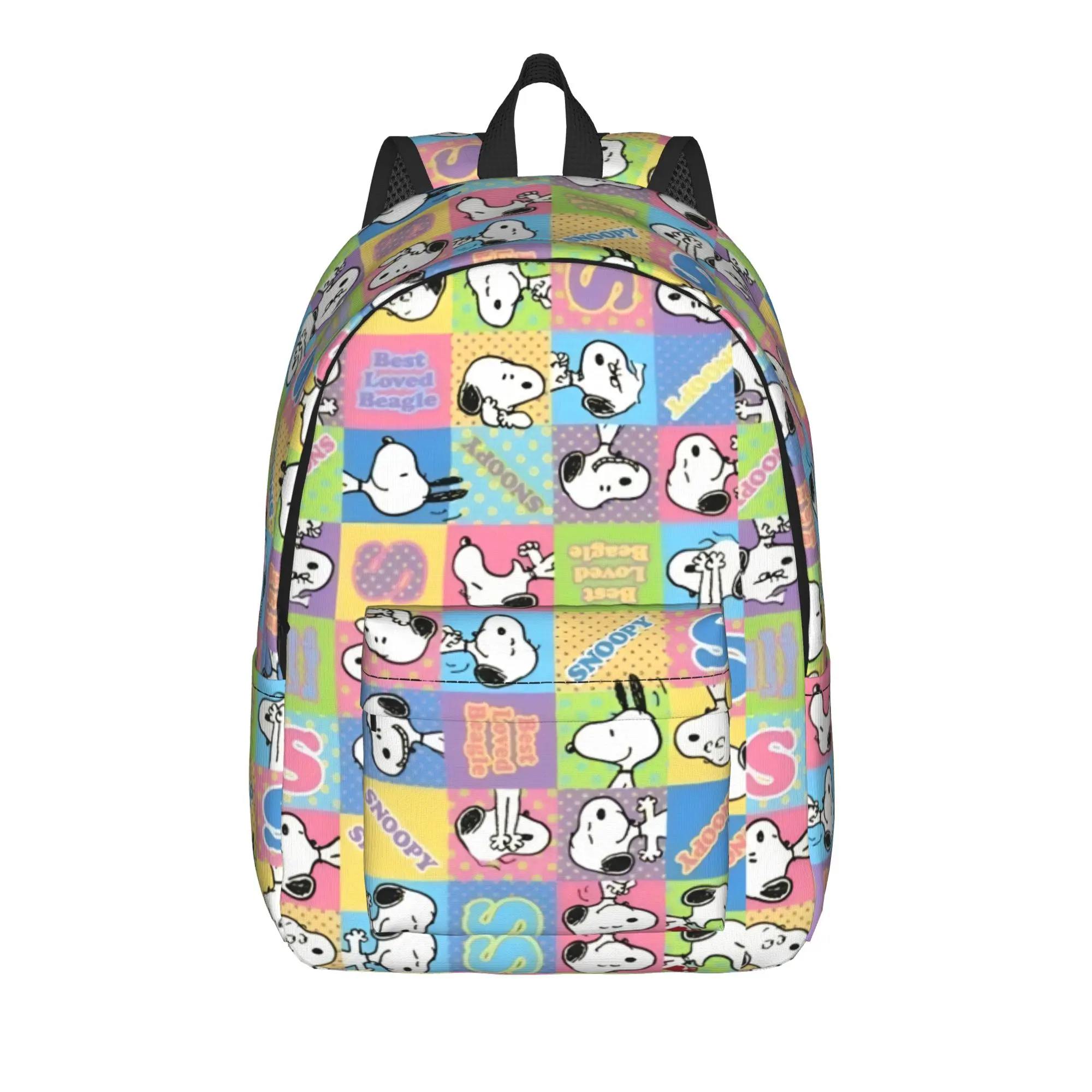 Snoopys Dog Woodstock Rucksack für Männer und Frauen, cooler High-School-Rucksack, Wander- und Reise-Tagesrucksack, College-Umhängetasche, Sporttasche