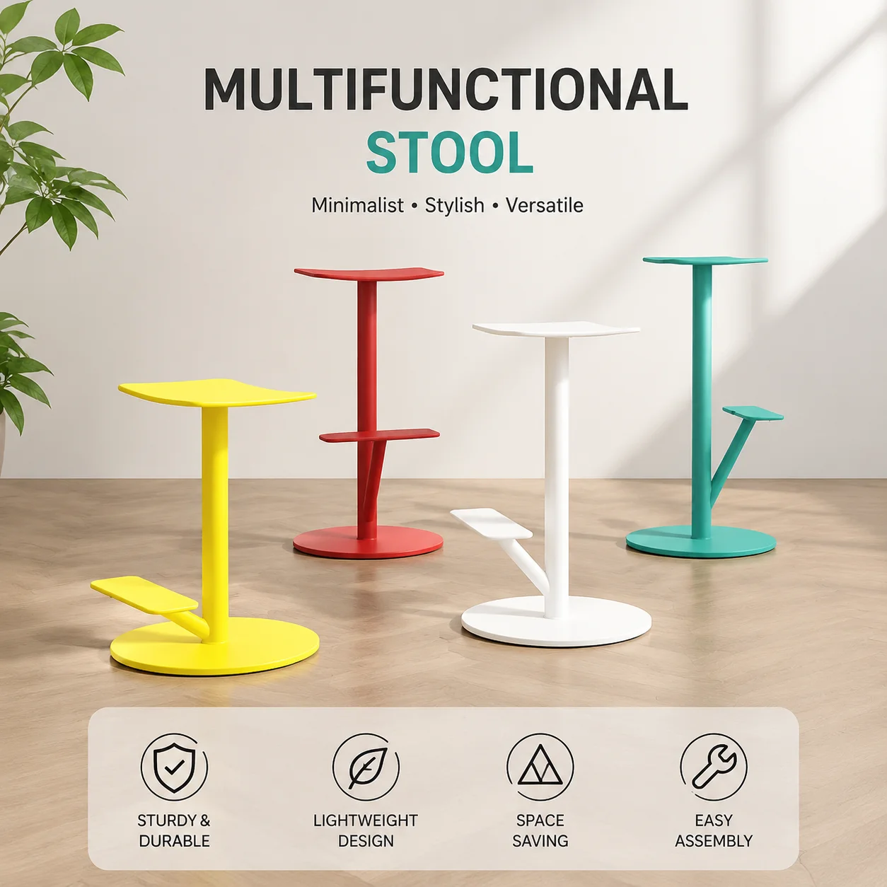 Metalowy stołek barowy w stylu – Home Bar Stools recenzja i cena