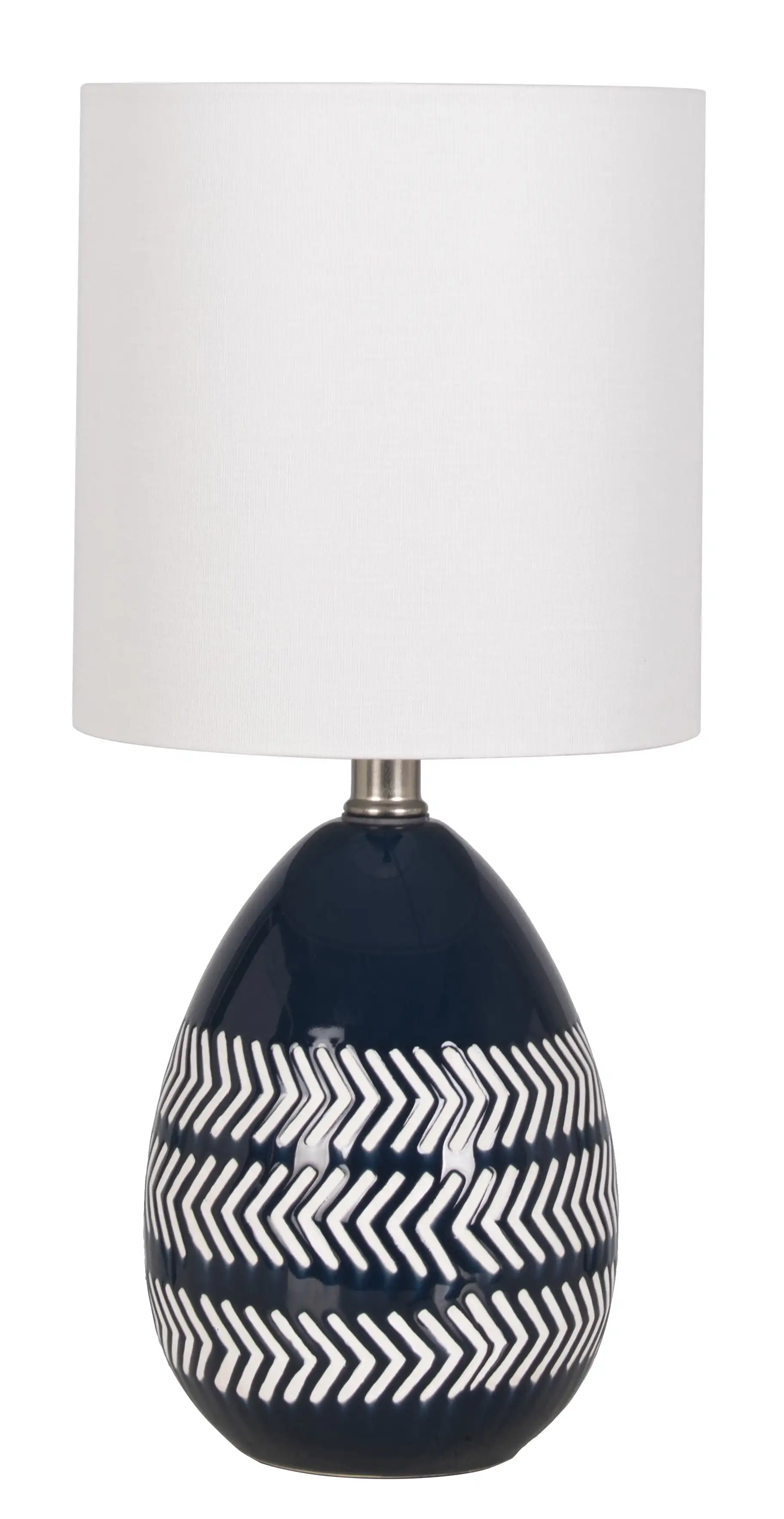 

Blue Arrow Ceramic 17 Grab and Go Table Lamp with Led Included