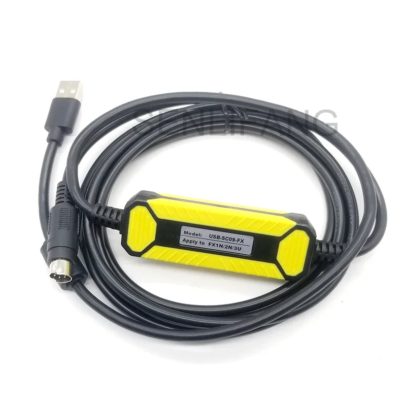 NOWY kabel USB-SC09-FX FX-USB-AW do programowania PLC serii Mitsubishi MELSEC FX Adapter USB na RS422 Linia pobierania danych