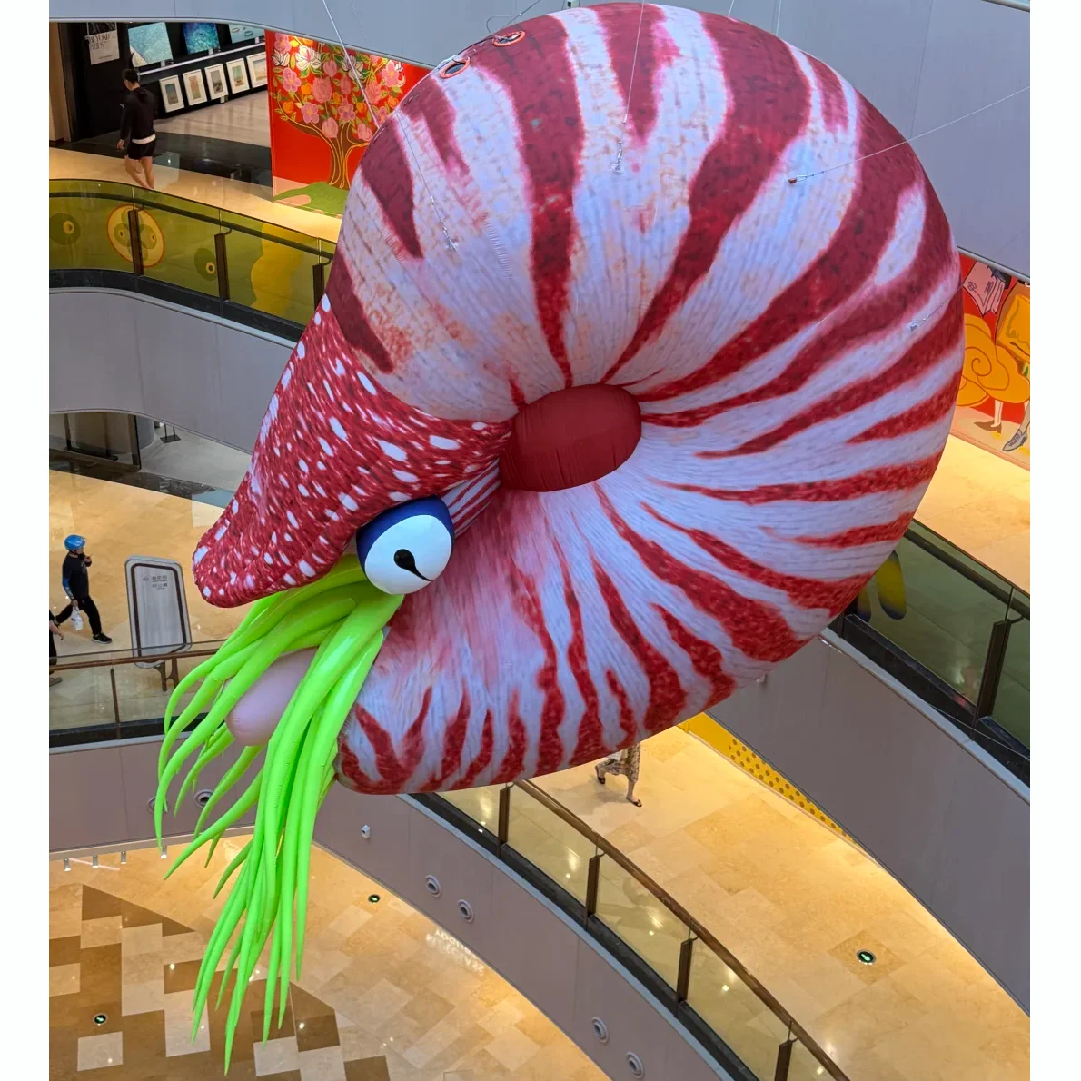

Giant Inflatable Lobster Air Blow Lifelike Shrimp Mall Hanging Decoration Food Restaurant Decoration for Event Advertising