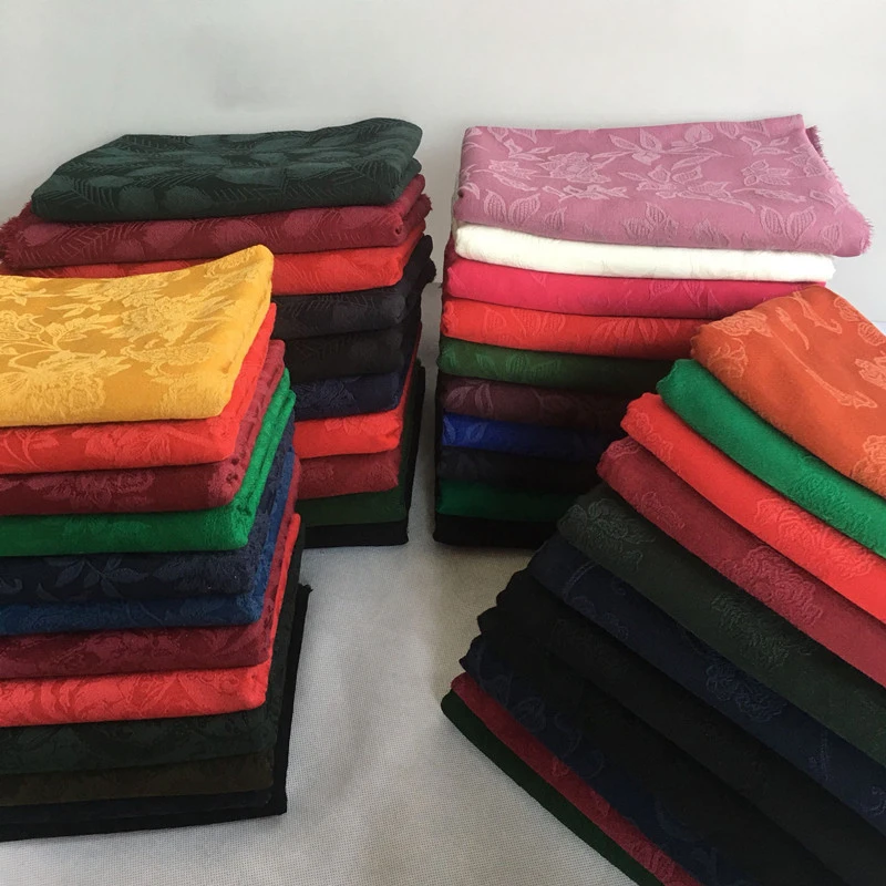 

100x145cm Thickened Cotton Linen Double Sided Jacquard Fabric Spring Winter Apparel Shirt Curtain Scarf Dress Sewing Cloth