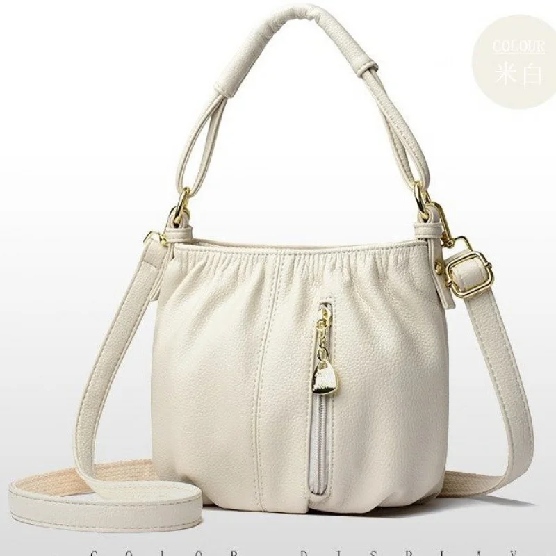 

Superior Ladies Crossbody-Bag Made Of Goatskin Leather Boasting High-End Paris Vintage Neat Spacious Daily Style​