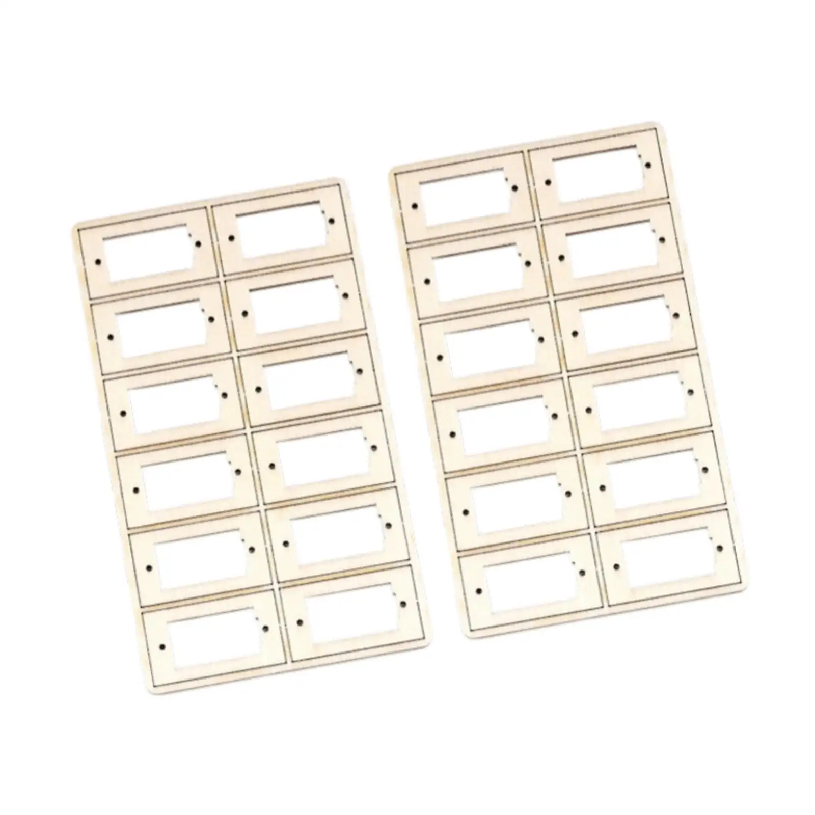 24x Wooden Remote Control Aircrafts 9G DIY Accessory Spare Parts Servo Mount