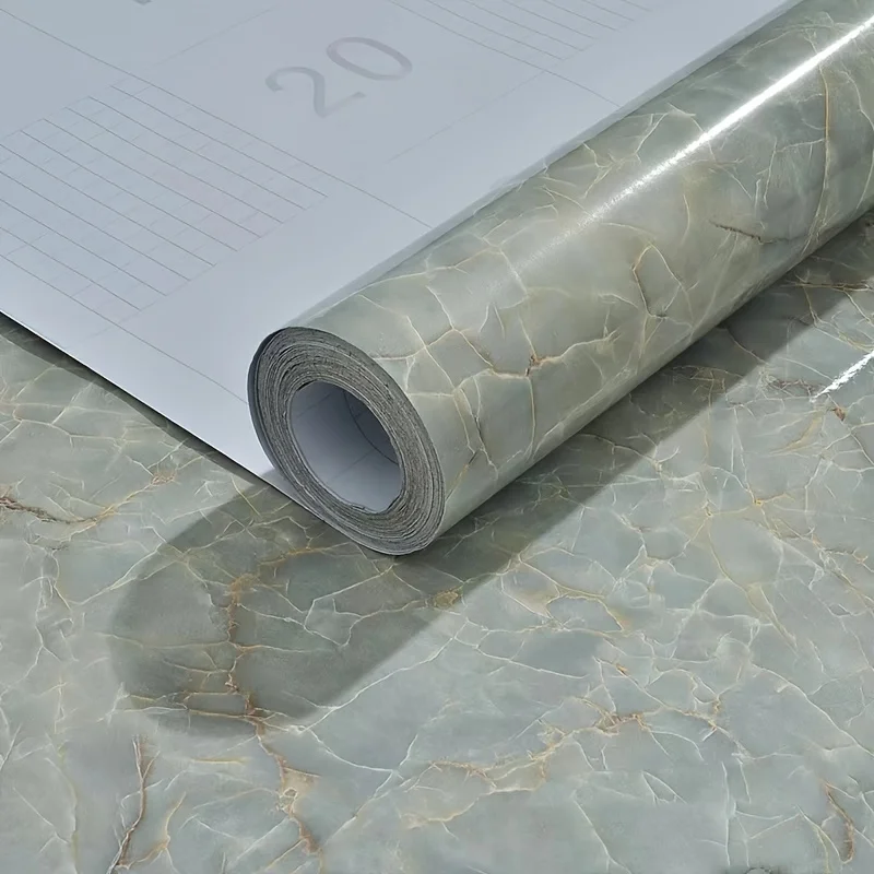 Waterproof Wall Stickers Marble Contact Paper for Countertops Self Adhesive Peel and Stick Wallpaper Removable Kitchen Counter
