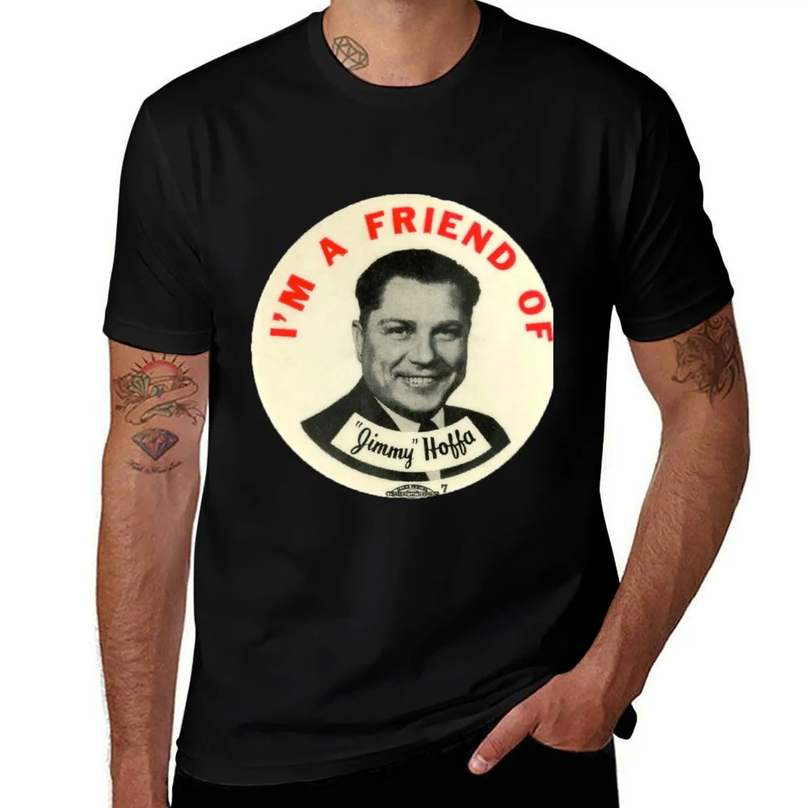I'm a friend of jimmy hoffa teamsters union T-Shirt Work Casual Loose Fit T-Shirt