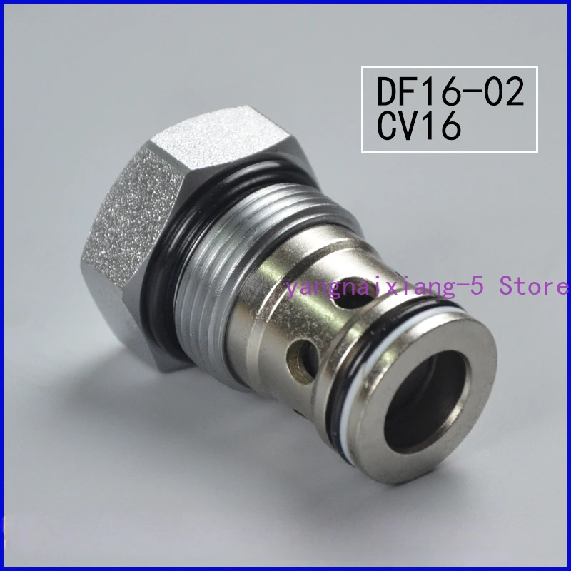 Threaded Insert CV16/DF16-02 Poppet One-way Valve Pressure Maintaining Valve Hydraulic Valve