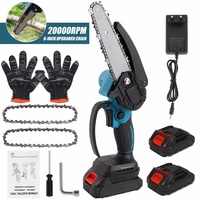 6 Inch Cordless Electric Saw for Makita 18V Battery Automatic Oiler Handheld Garden Logging Chainsaw Wood Cutting Power Tool
