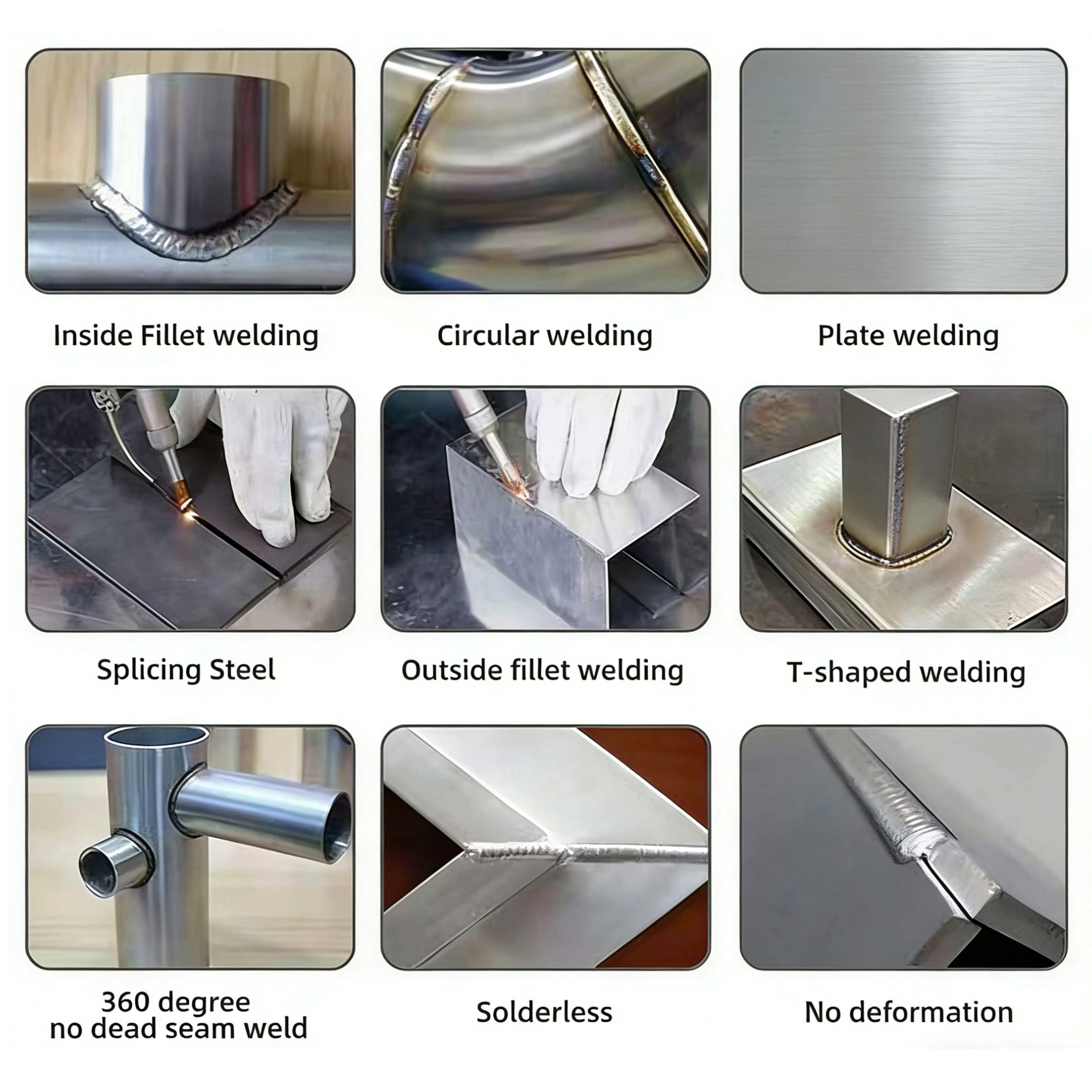Portable Handheld Energy Storage Laser Welding Machine for Metal Stainless Steel Easy to Operate