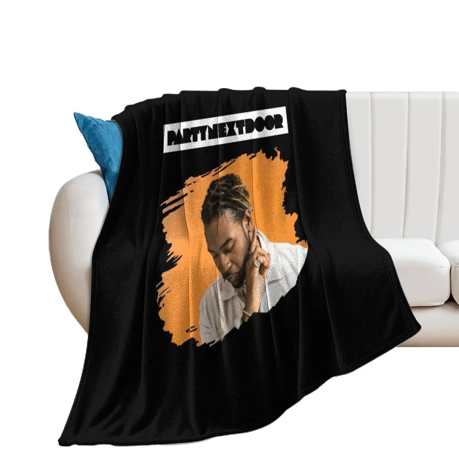 

PARTYNEXTDOOR Photo With Text v7 Throw Blanket Stuffeds Multi-Purpose Nap Picnic Blankets