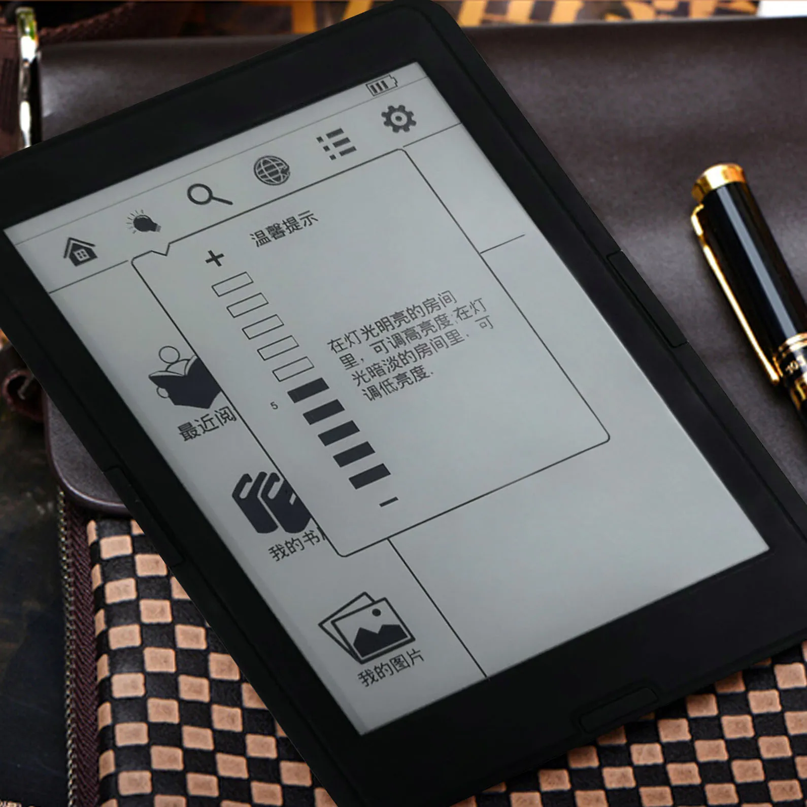 Backlight WIFI ink electronic book e-ink 6 inch eBook E-reader touch screen  E book Reader support picture reading