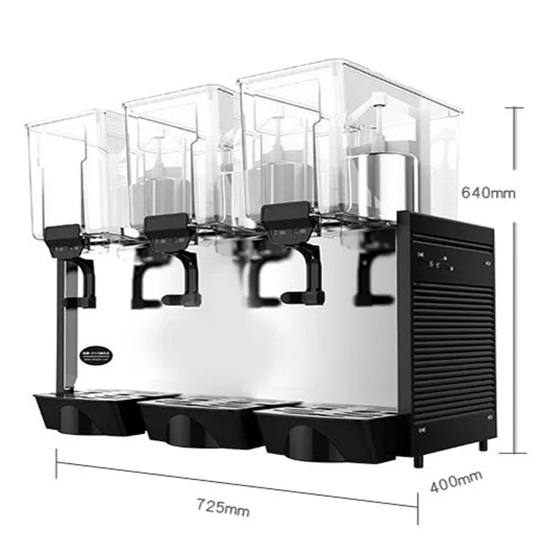 Dispenser di bevande fredde 15L * 3 serbatoi Tipo mix Dispenser di succo Macchina per bevande automatica commerciale Macchina per bevande fredde per Coca-Cola