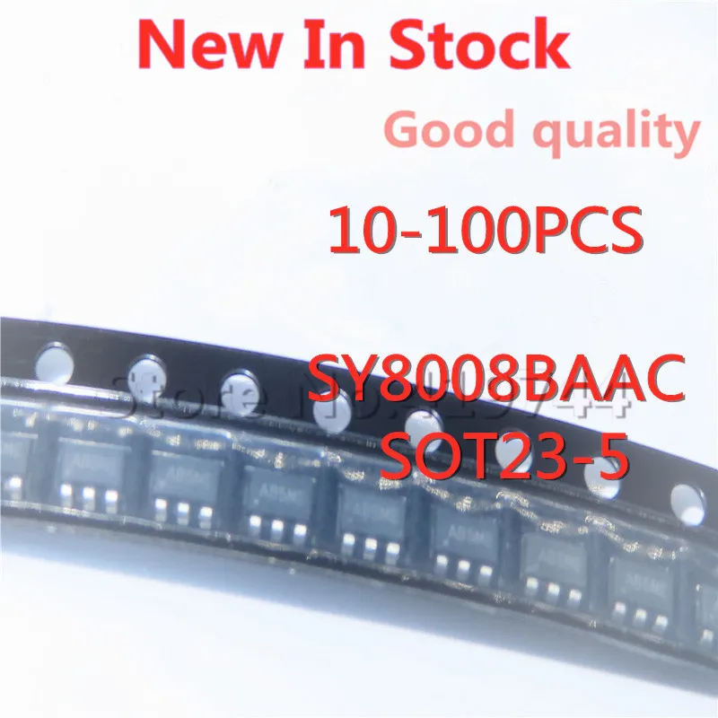 10-100PCS  Quality 100% SY8008B SY8008BAAC SY8008 AB*** SOT23-5 PWM synchronous step-down DC-DC chip In Stock New Original