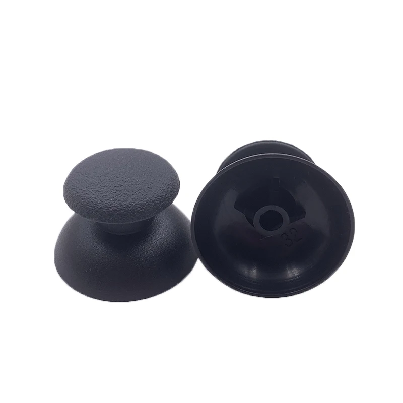2 قطعة عصا التحكم التناظرية Thumbstick غطاء مطاطي لوحدة تحكم Sony PS2 PS3 PlayStation 3
