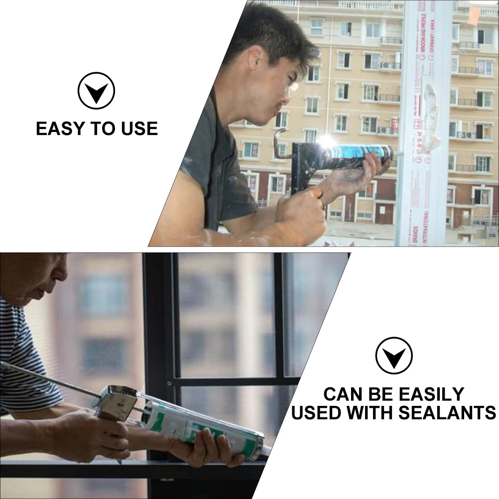 

12pcs Professional Caulking Nozzle Kit Easy Install Anti-Clogging Design With Protective Covers Home Improvement Tool Contractor