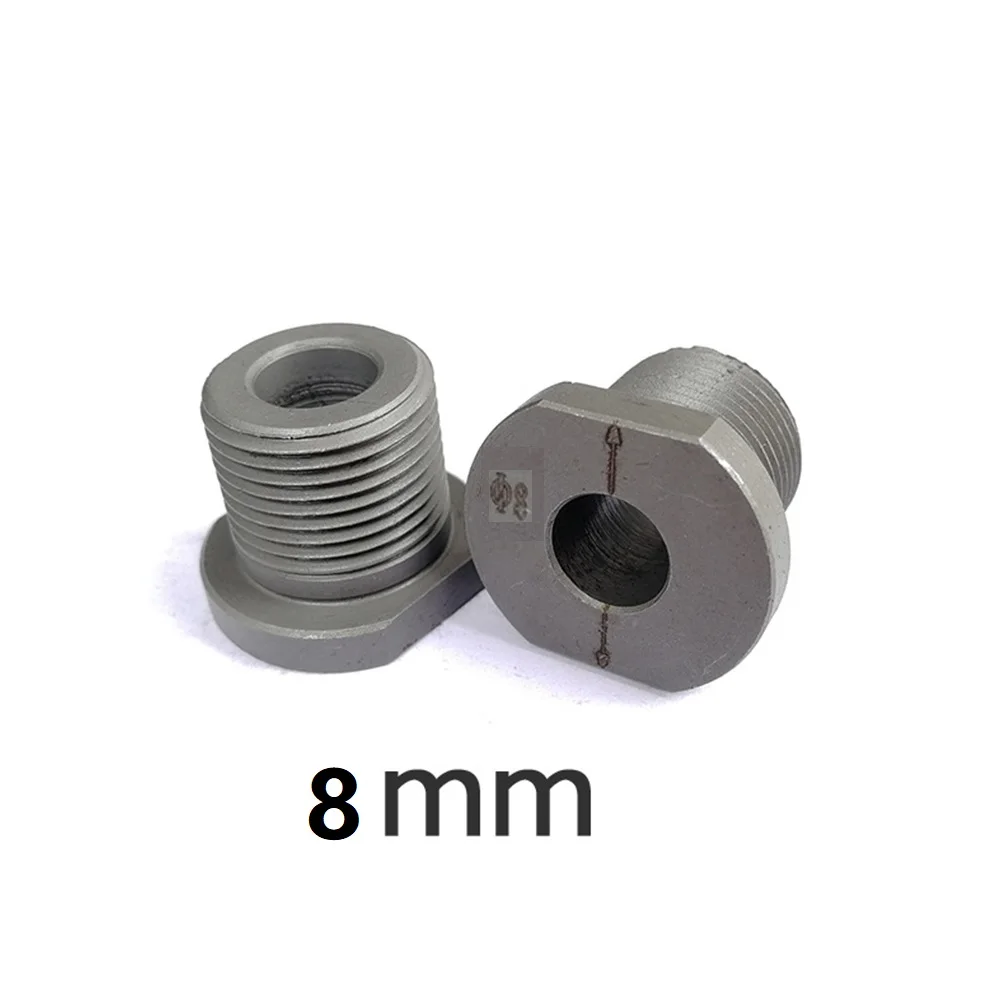 Metal Drill Sleeve for Precision Woodworking Applications Including Round Wood Tenon Punching and 3-in-1 Hole Punching Devices