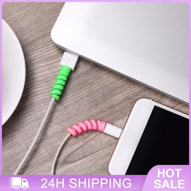 Wire Cord Protection Wrap Durable Easy To Use 12 Universal Compatibility Flexible Usb Charging Data Line Protector