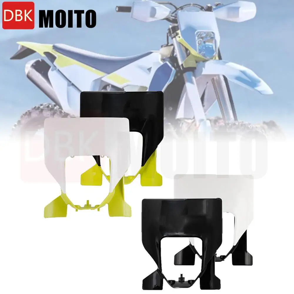 Motorcycle Headlight Headlamp Front Mask Cover Fairing For Husqvarna TE FE 125 250 300 350 350S 350W 450 501 501W 2020-2023