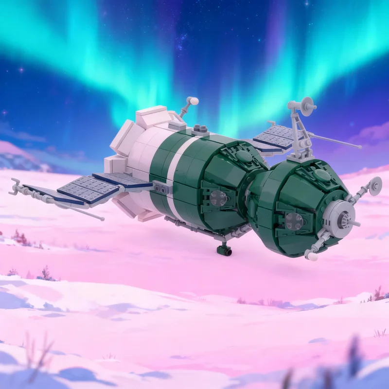 

Набор из 620 деталей: Конструктор MOC «Космический корабль Союз» с минифигурками, креативный подарок для сборки и декора, премиум-класс для взрослых и детей