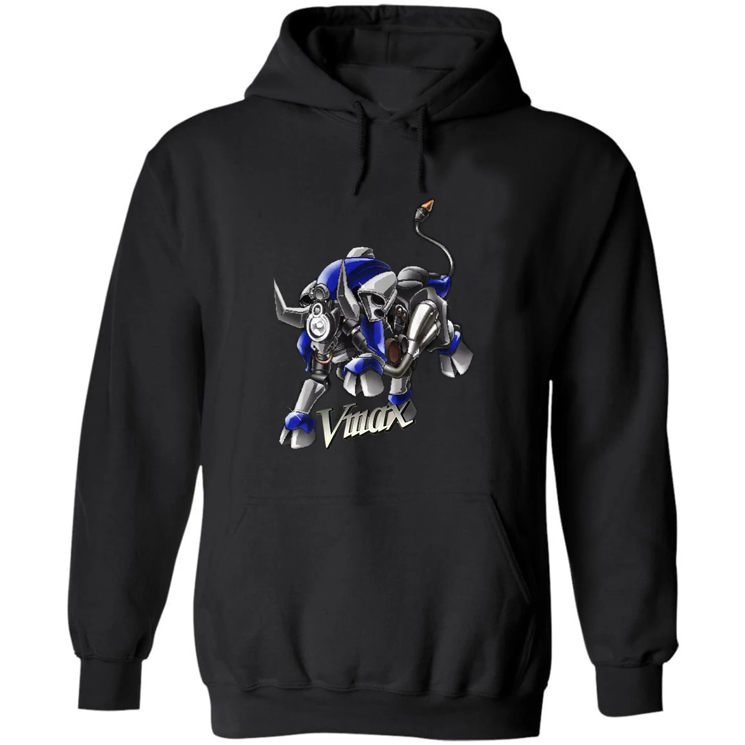 Classic Japanese Motorcycle Vmax Bull Inspired Pullover Hoodie New 100% Cotton Casual Mens Sweatshirt Fashion Rider Streetwear