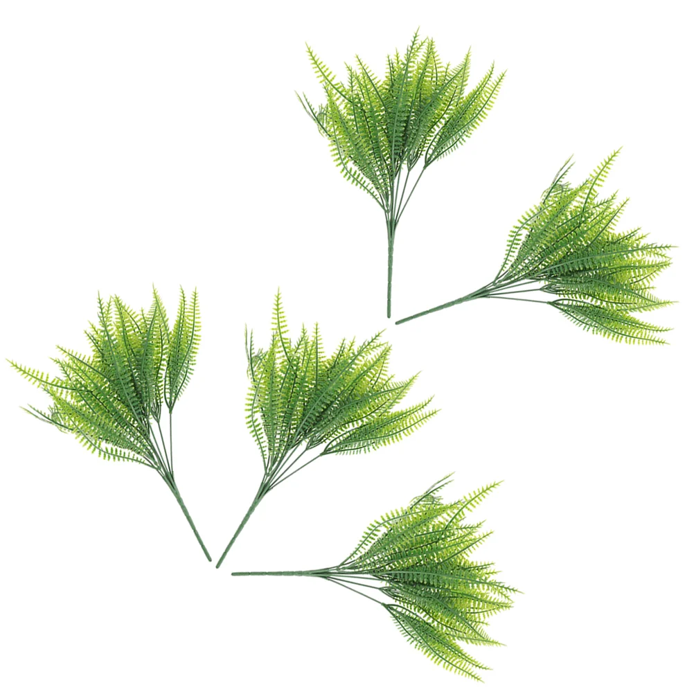 

Simulated Persian Leaves Wedding Decoration Realistic Fake Green Ferns Artificial Plants Home Garden Faux Plastic Lifelike