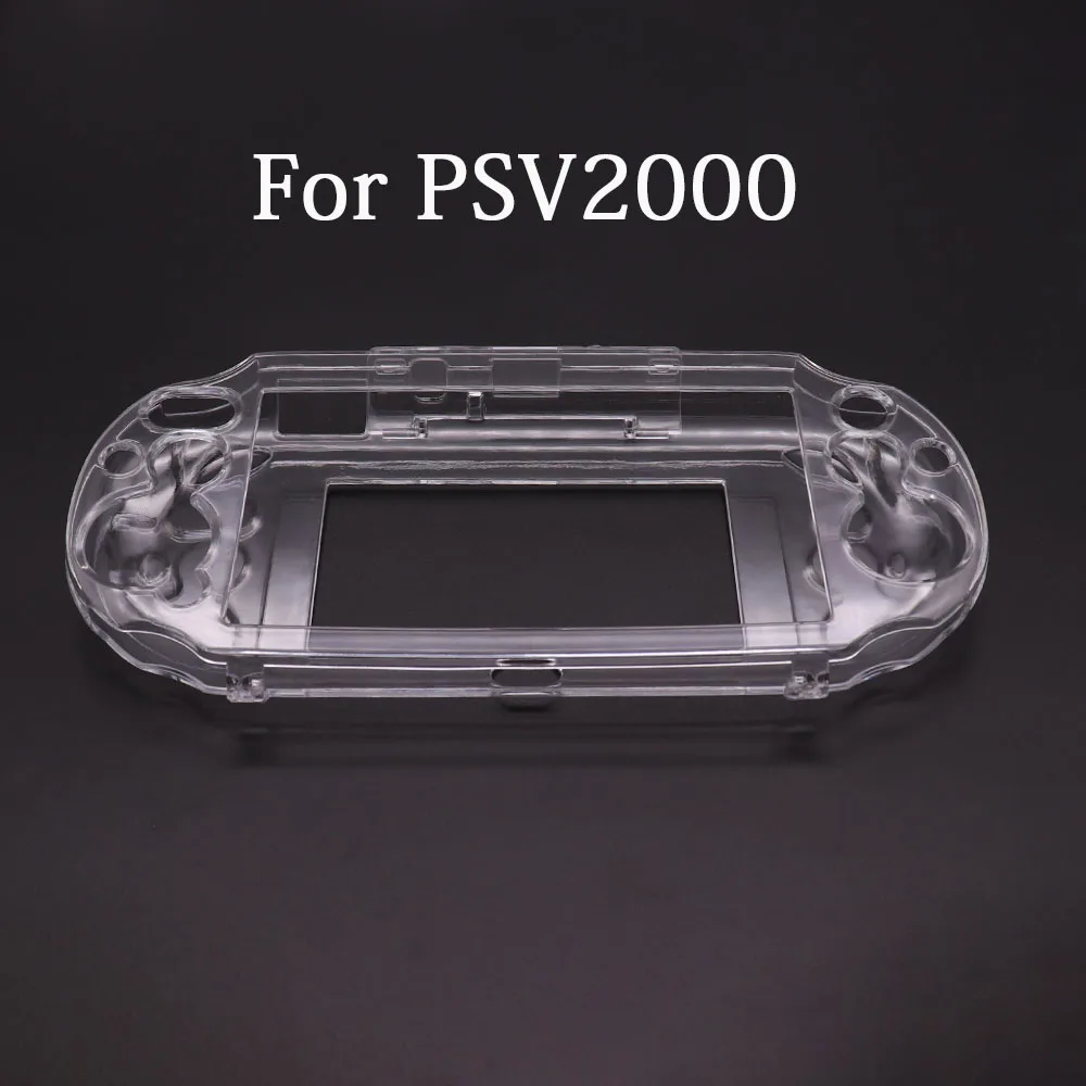 Clear Crystal Protective Case Hard Shell for PS Vita PSV 1000 2000 PSP Go Transparent Protection Cover For PSP1000 2000 3000