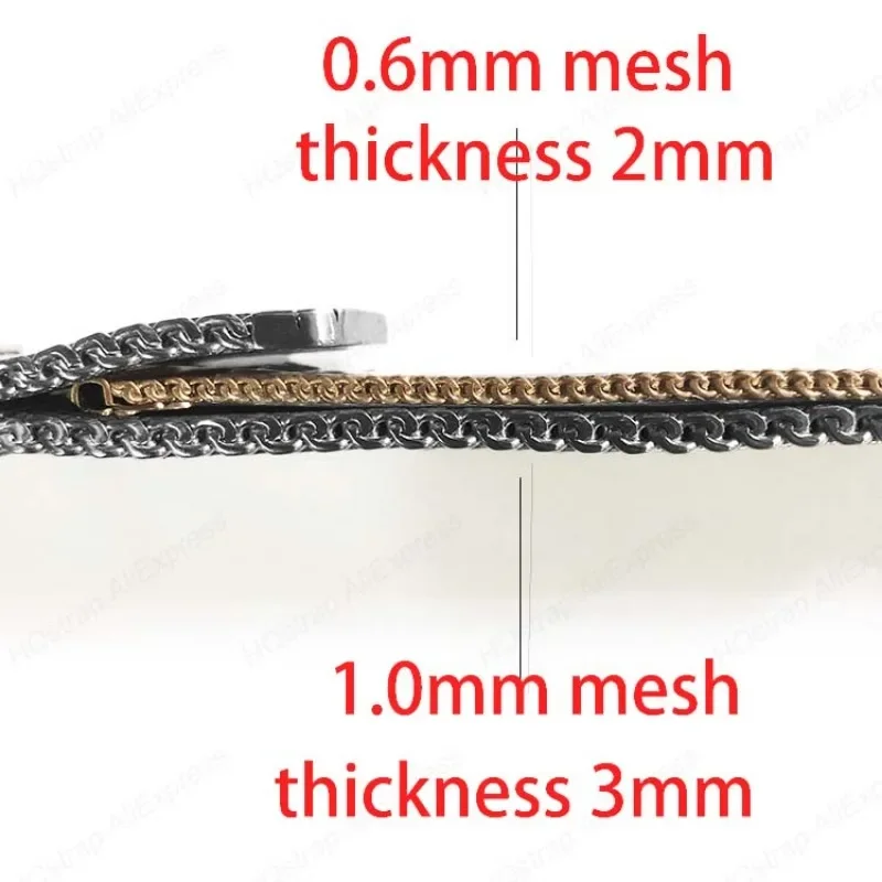 Milanese Strap Stainless Steel Watch Band 18mm 20mm 22mm 24mm Wristband Replacement Strap Watches Accessories 1.0mm 0.6mm Mesh