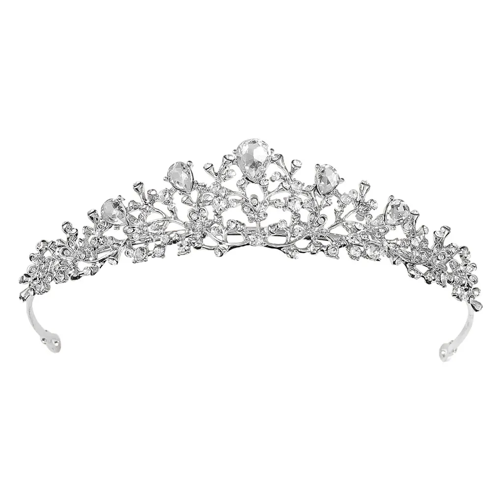 

Ретро-стиль, кристаллы, корона принцессы, потрясающие свадебные диадемы, корона со стразами