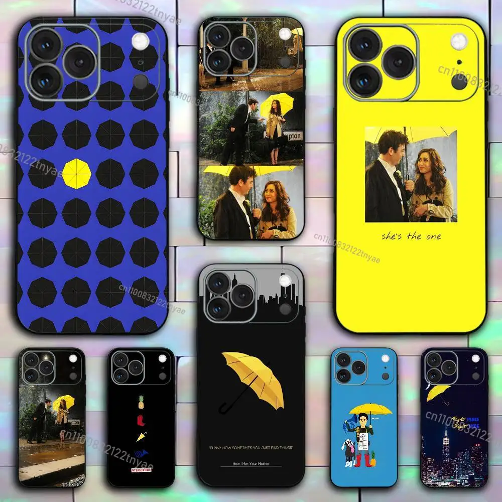 

How I Met Your Mother Himym Clear Silicone Case for iPhone 17,16,15,14,13,12,11,Pro,Max,Mini,XS,X,8,Plus Shockproof Black Cover