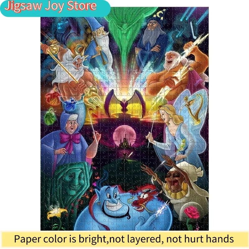 Rompecabezas de la Lámpara Mágica de Jafar de la Princesa y el Sapo - Personajes de la Película de Aladdin, Rompecabezas Grande para Adultos y Familias, Cumpleaños/Navidad