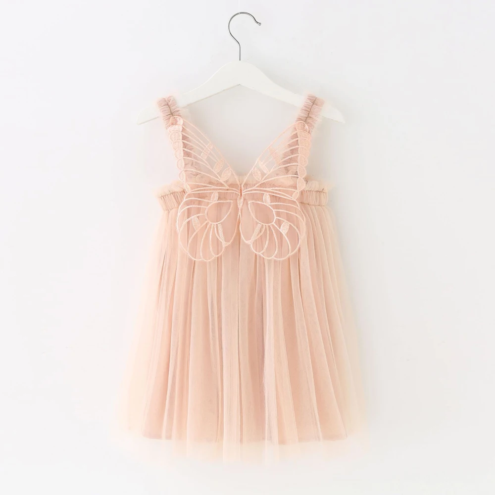 girls wings cute dresses baby ball gown tutu dress children summer clothes kids birthday party clothing for summer