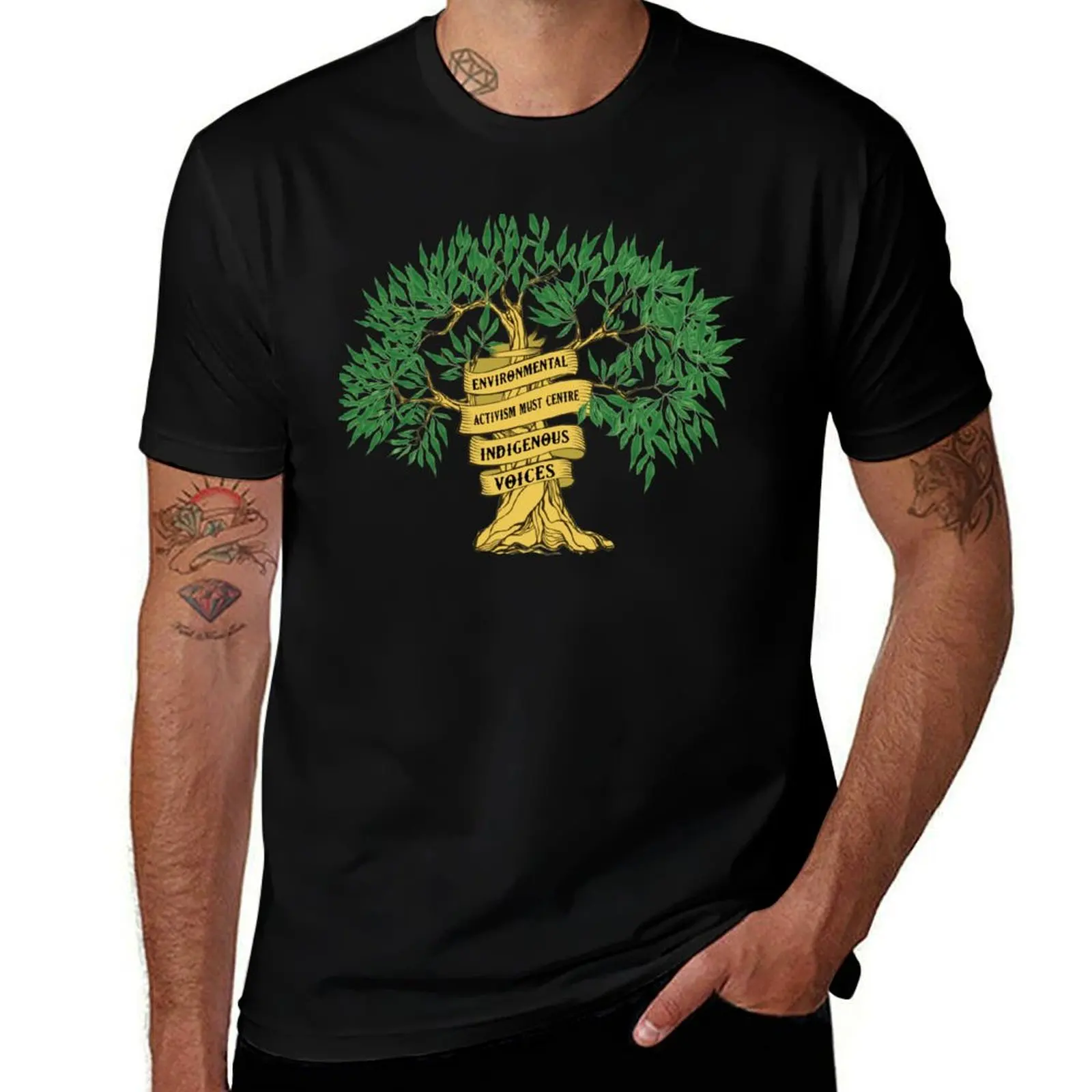 Environmental activism must centre Indigenous voices T-Shirt Basic Regular Fit Casual T-Shirt