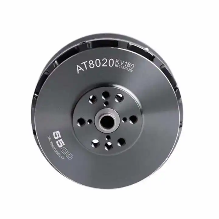 AT8020 55CC Brushless DC Motor KV180 KV210 Thrust BLDC Motor for UA-V Fix-wing Multicopter Dro-nes Accessories Lipo Spraying