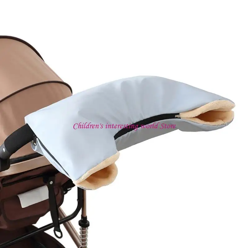 

Waterproof Stroller Hand Gloves Warm Gloves Essential for Cold Weather Outings 425F