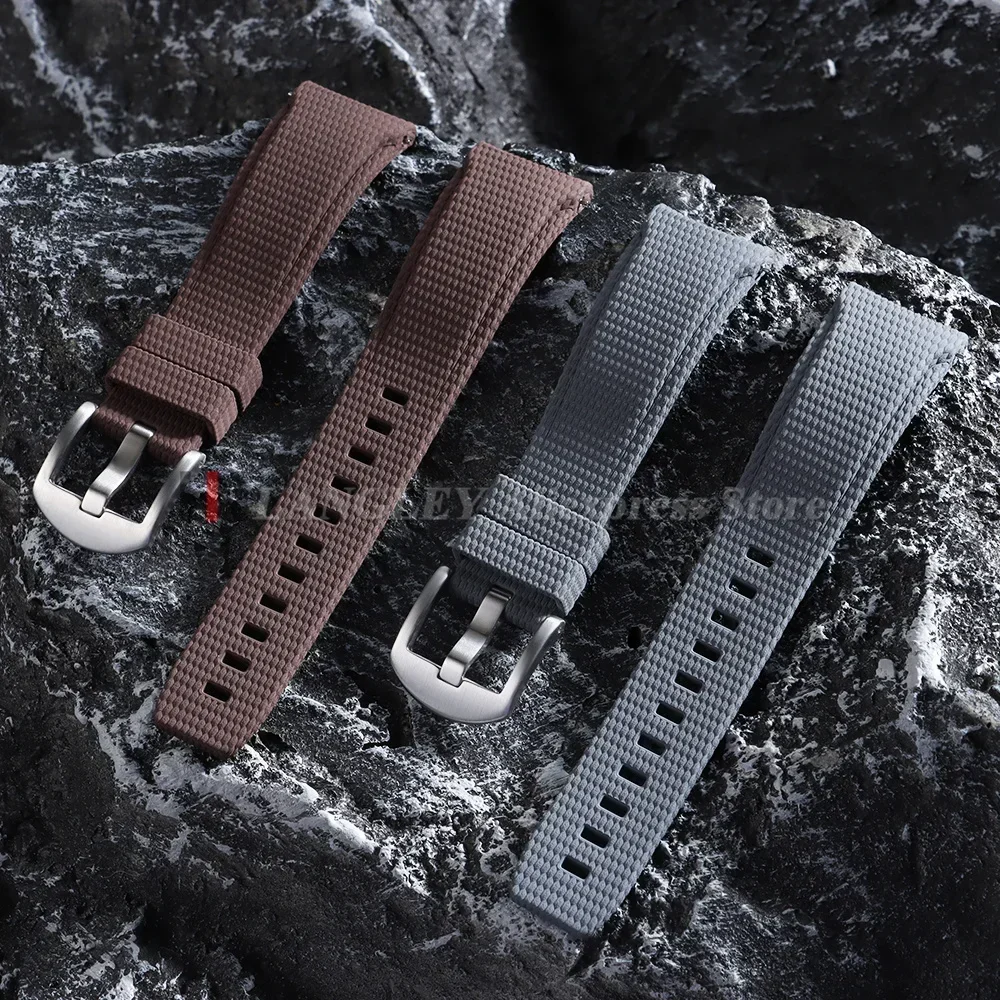 Neues Gebogenes FKM-Gummi-Uhrenarmband mit Schnellverschluss für Omega, Rolex, Seiko, Longines Herrenuhren 20mm 21mm 22mm – Detail 13