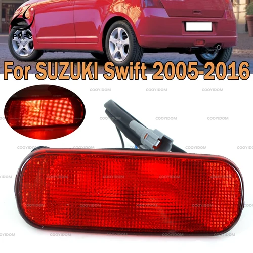 Imagen 1 del producto Para SUZUKI Swift 2005-2008 2009 2010 2013 2014 2015 2016 Raer luz de freno lámpara de advertencia parachoques luz antiniebla lámpara de parada 36570-77J00-00