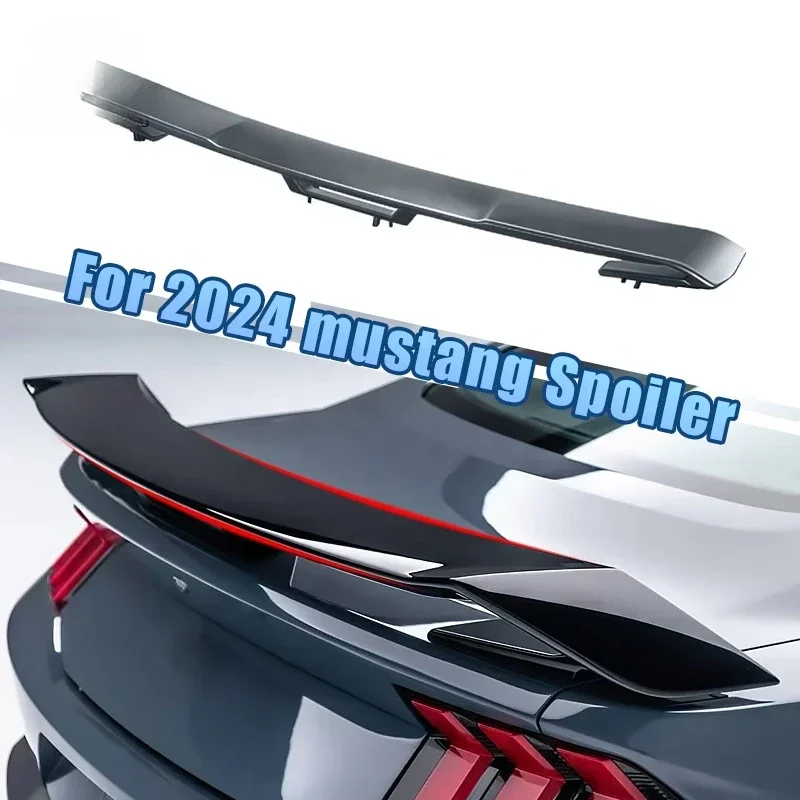 ABS Plastic Rear Spoiler Tail Wing For Ford Mustang 2024  GT Style Car Spoiler Exterior Parts Factory Directly Sale