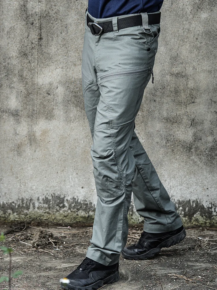 Men's Slim-Fit Training Pants, Waterproof, Spring and Fall, Outdoor Overalls, assault