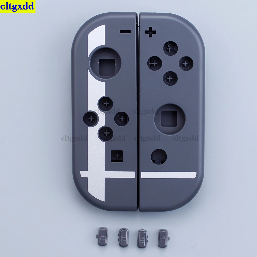Пластиковый чехол cltgxdd с мультяшным рисунком, передняя и задняя части, со средней рамкой, подходит для контроллера NS Switch JoyCon