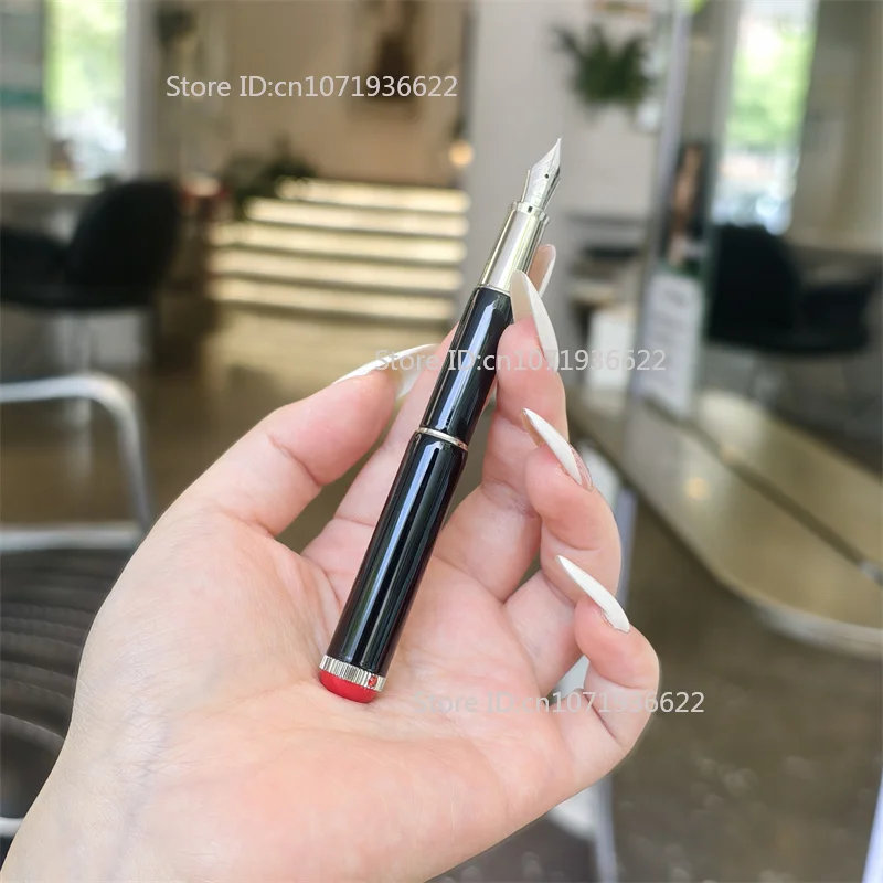Nowy Hoohill Pico Wykwintny Piękny Mini Słodki Krótki Metalowy Pióro Wieczne EF/F/M Końcówka Do Pisania Artykuły Biurowe Prezent Dla Studenta — zdjęcie produktu 3