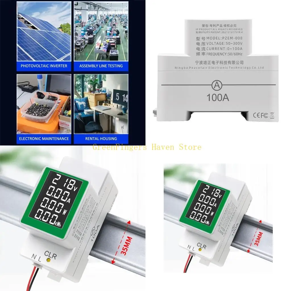 

F68D Multi-Functional Din Power Factor Current Power Energy Tester Meter