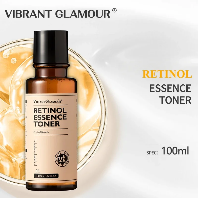 VIBRANT GLAMOUR-Tonique hydratant au rétinol, niacinamide, produit de soin pour le visage, 100ml