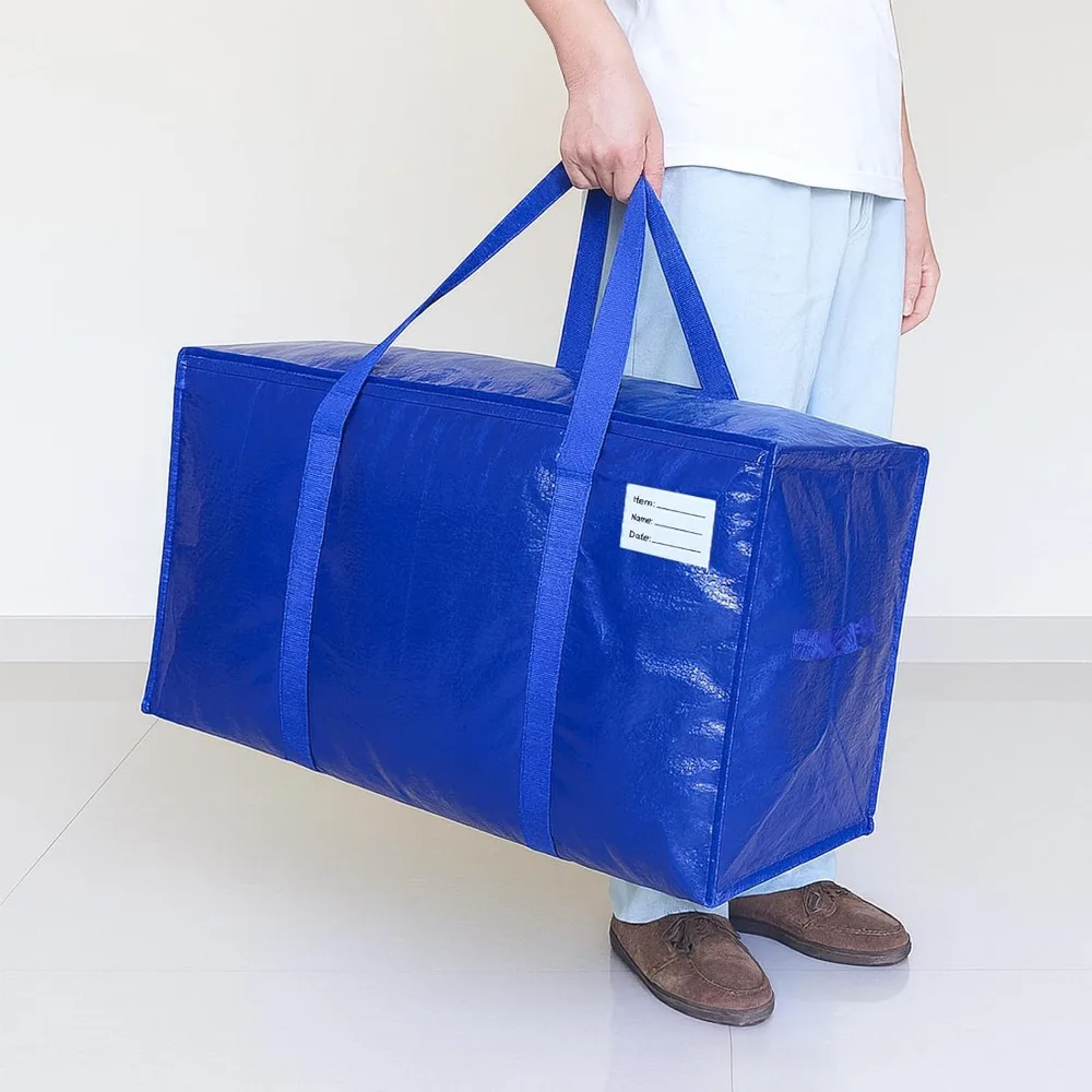 Очень большие сверхпрочные транспортные сумки для хранения и транспортировки с прочной молнией и удобными ручками для переноски.