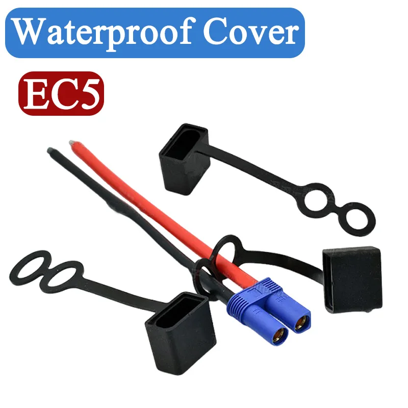 EC5 Waterproof Cover for EC5 Male/Female Plugs Dust Cover to Prevent Dirt Leakage Short Circuit EC5 Plug Insulation Cover 5pcs