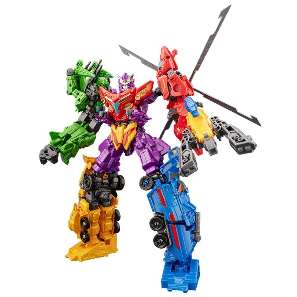 

Transformation 5 in 1 Super War God plastics Model Toys 27CM/10.63inch Action Figure Robot Plastic Toys BEST Gift Child Kid New